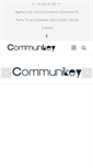 Mobile Screenshot of communikey.fr