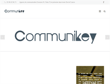 Tablet Screenshot of communikey.fr